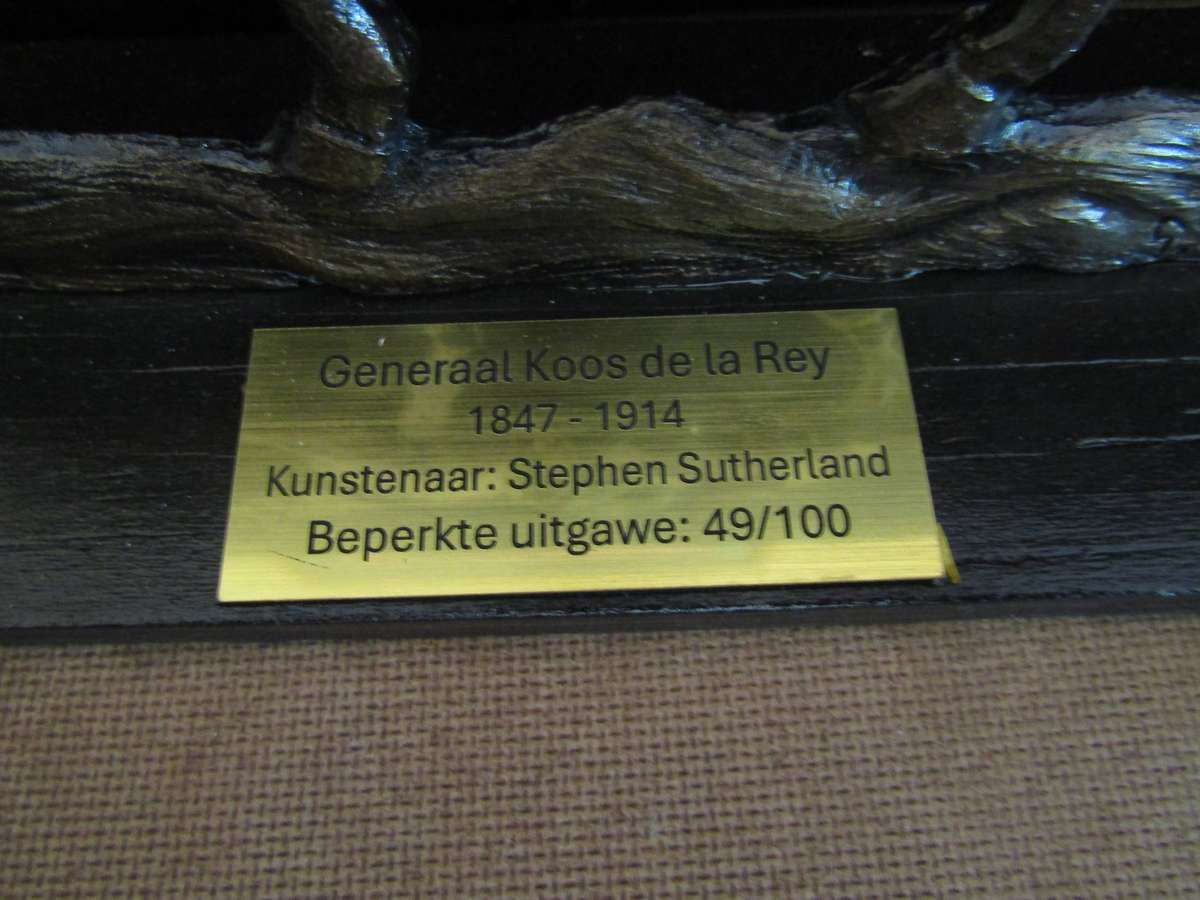 General Koos De La Rey By Stephen Sutherland. Nr. 49/100 . 19cm x 23cm