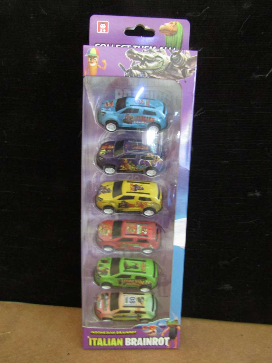 6 Italian Brainrot Model Cars, ( 2 Available )