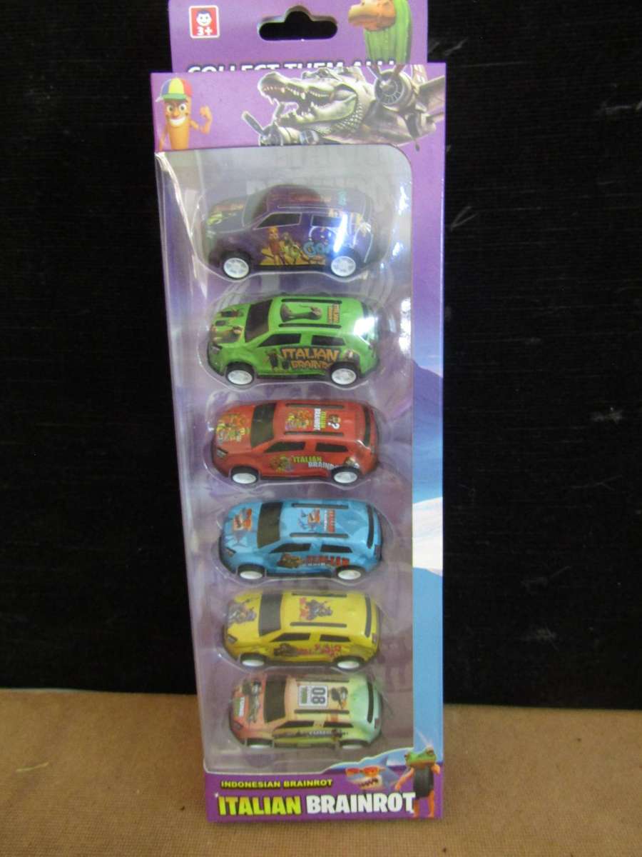6 Italian Brainrot Model Cars, ( 2 Available )