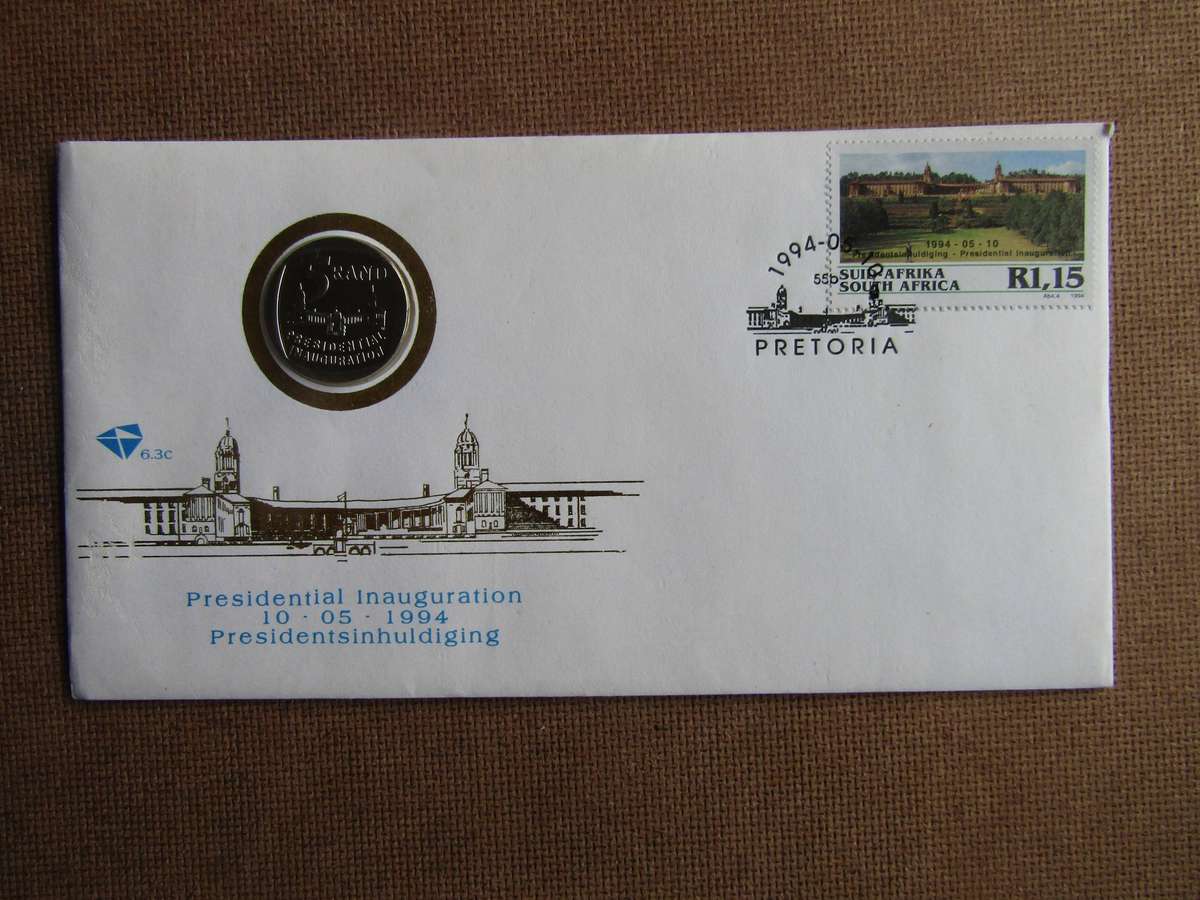 1994 Presidential Inauguration FDC with Full steps