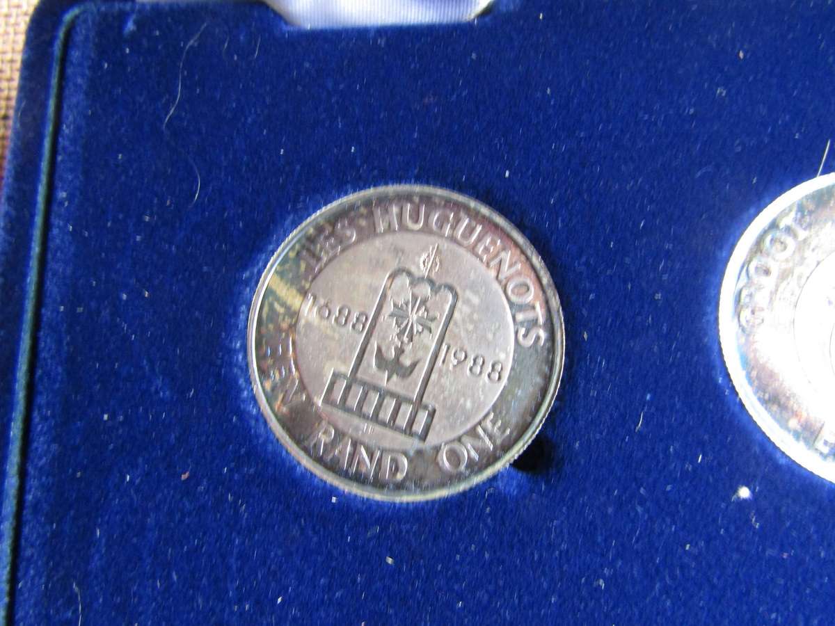 1988 South African 3 Coin Silver Proof R1 Lot