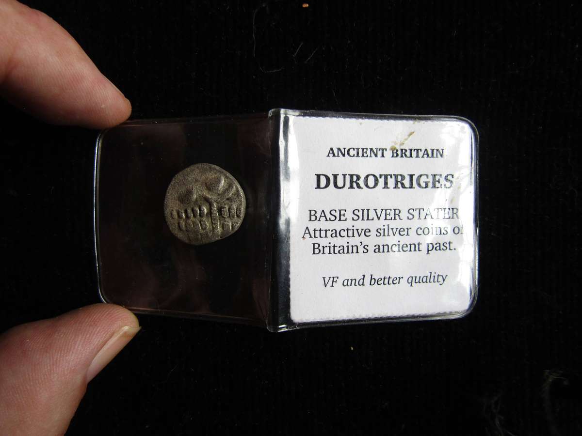 Ancient Britain Durotriges Celtic Silver Coin
