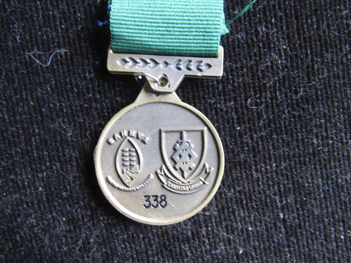 Johannesburg Military Veterans Medal nr 338