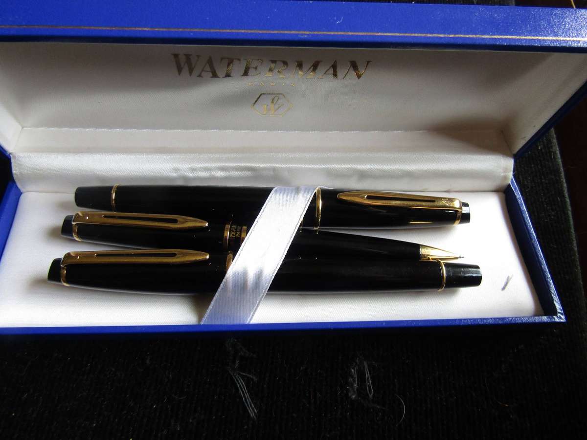 Waterman Roller Ball Pencil and Fountain Pen Combo in Original Box