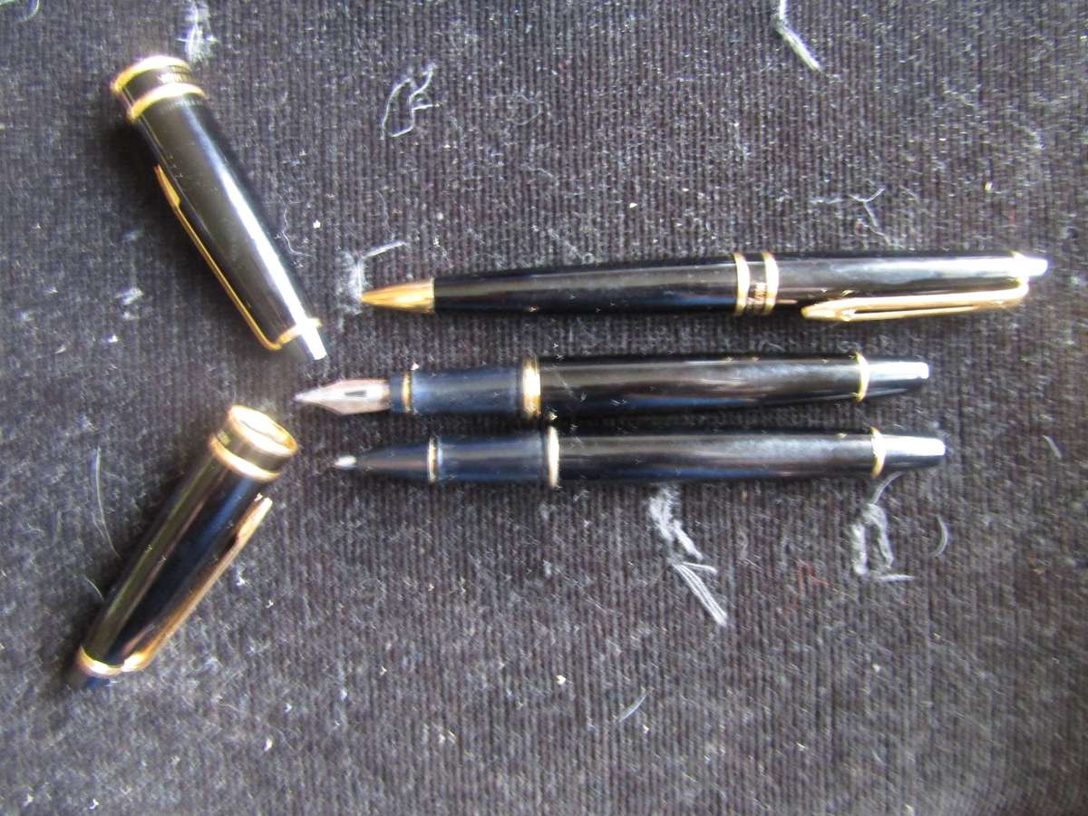 Waterman Roller Ball Pencil and Fountain Pen Combo in Original Box