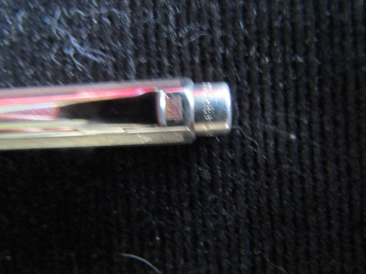 Ecridor By Caran D' Ache Chevron Palladuim Coated Pen