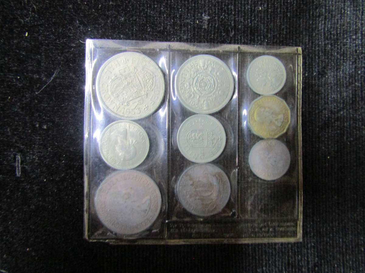 2 1953 UK England Unc Sets