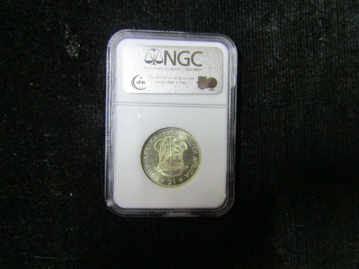1952 South African 2 Shilling PF66