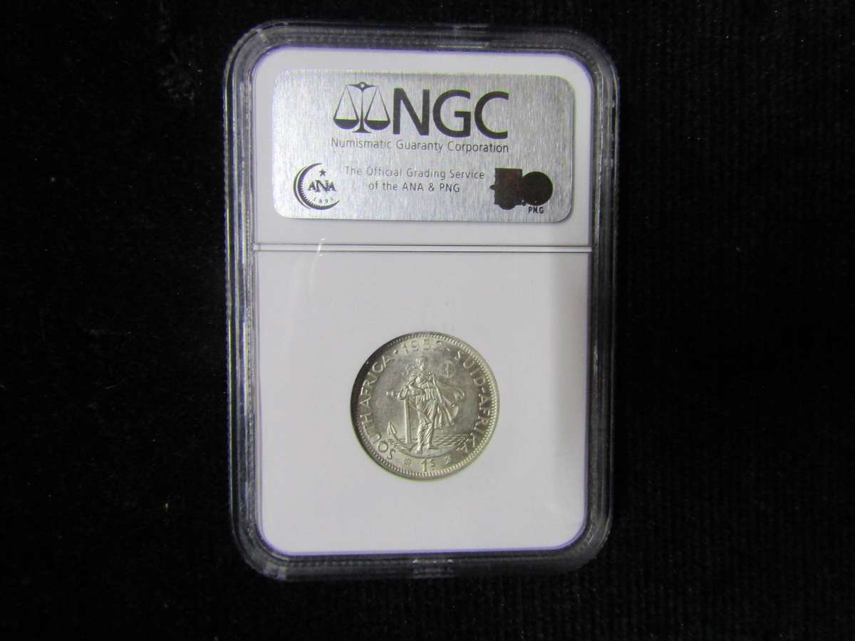 1952 South African Shilling AU55