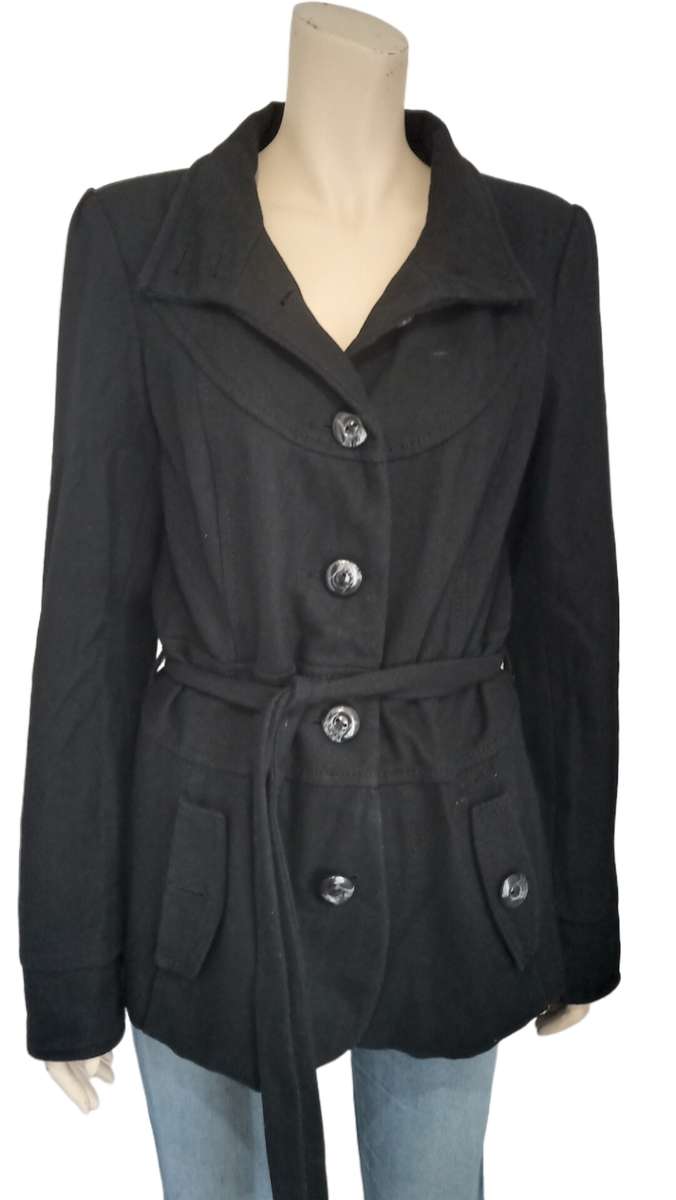 Black Half Coat from Vero Morda Large