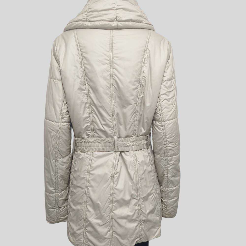 Cream Parka from MS Mode Germany Medium