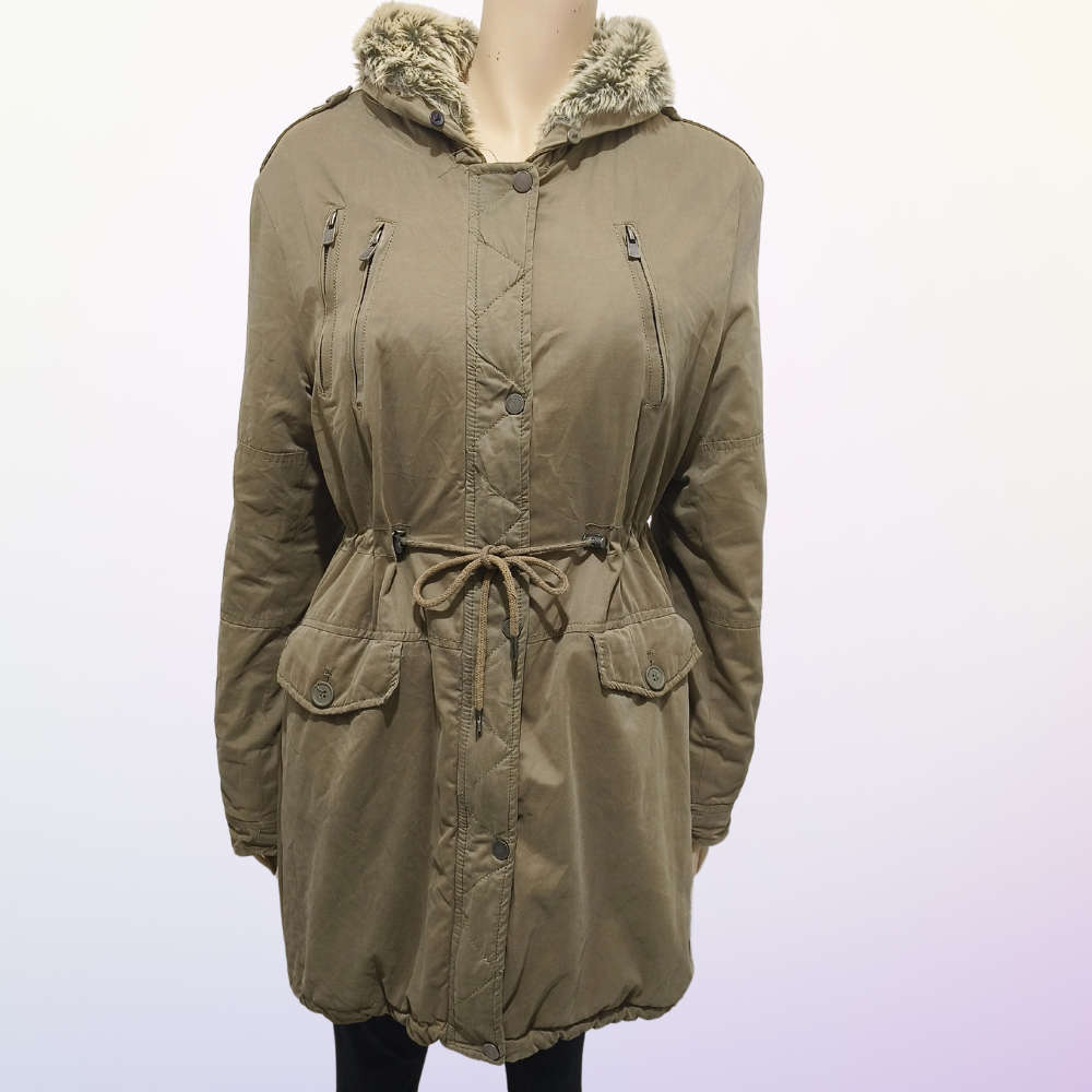 Khaki Parka size 10