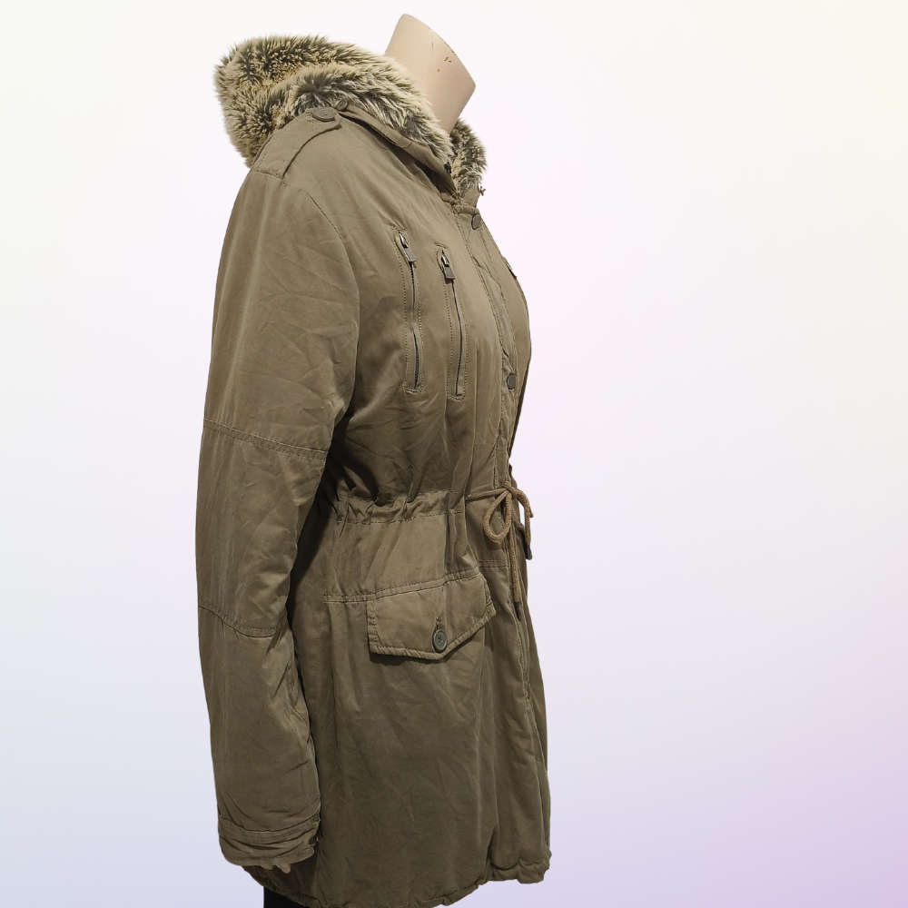 Khaki Parka size 10