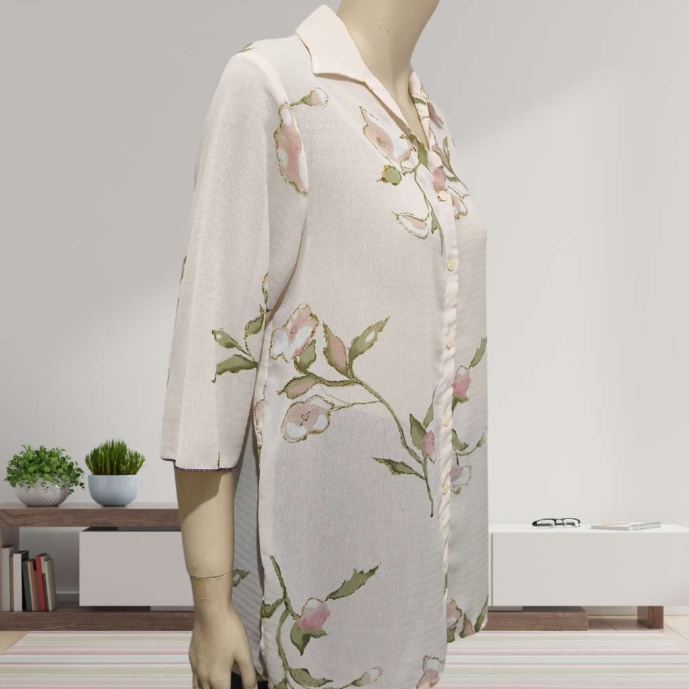 Pink Floral Shirt size 18