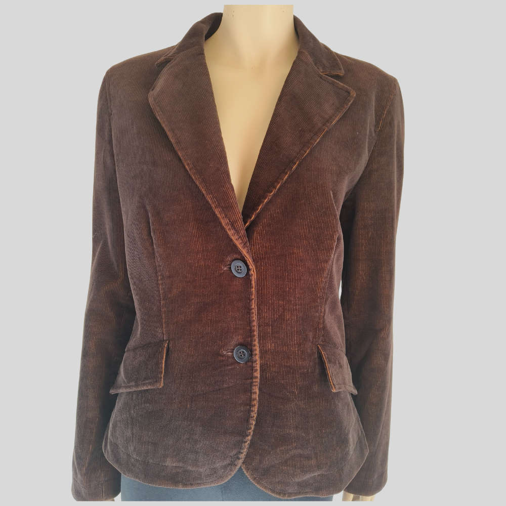 Dark Brown Corduroy Blazer size 10