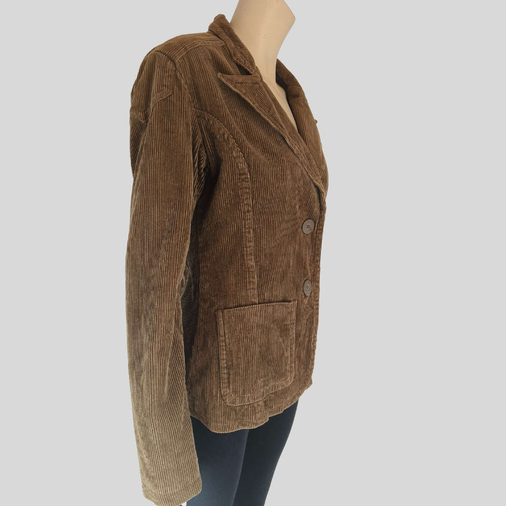 Brown Corduroy Blazer from Garcia The Authentic Jeans Company size 16