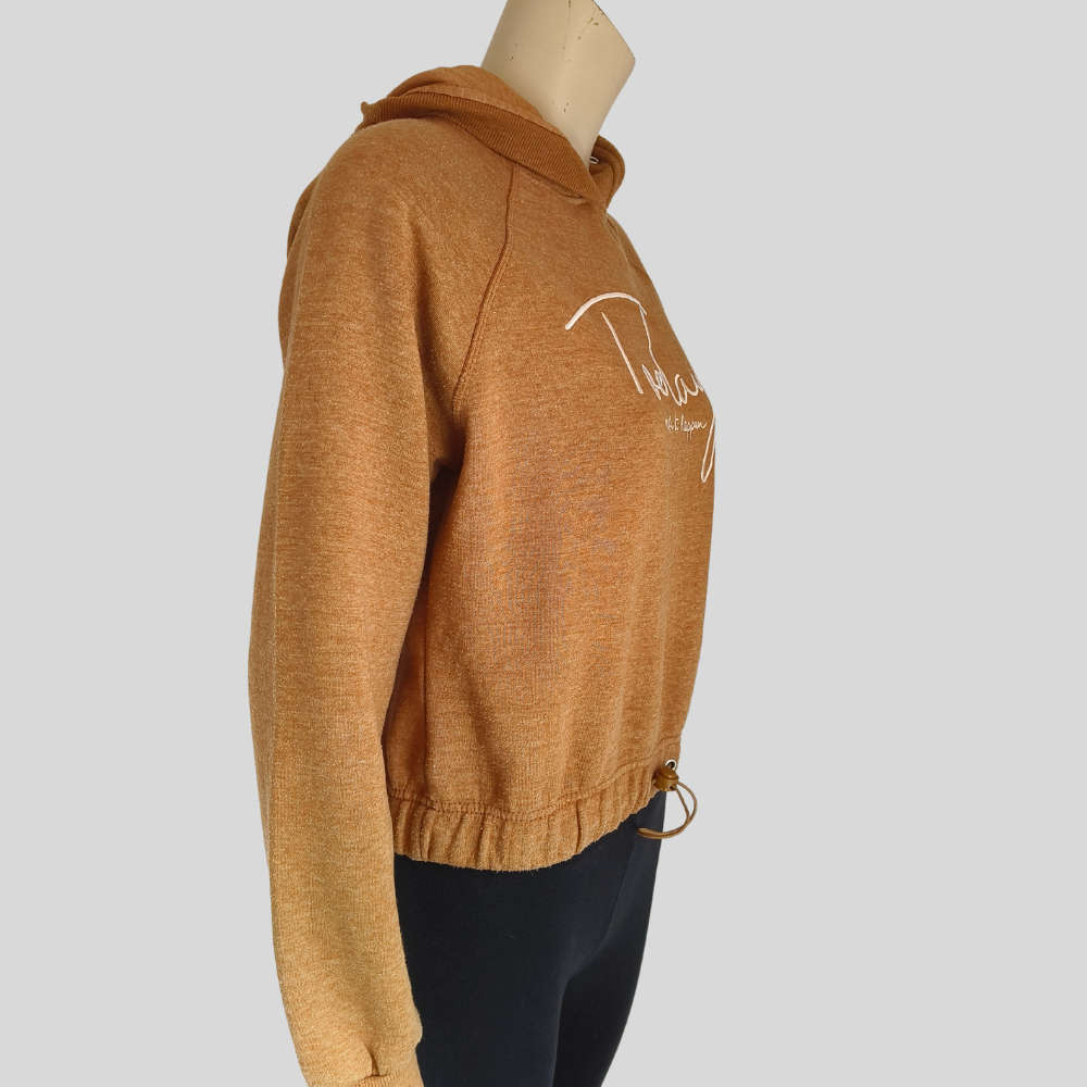 Rust Brown Short Hoodie size 8/10