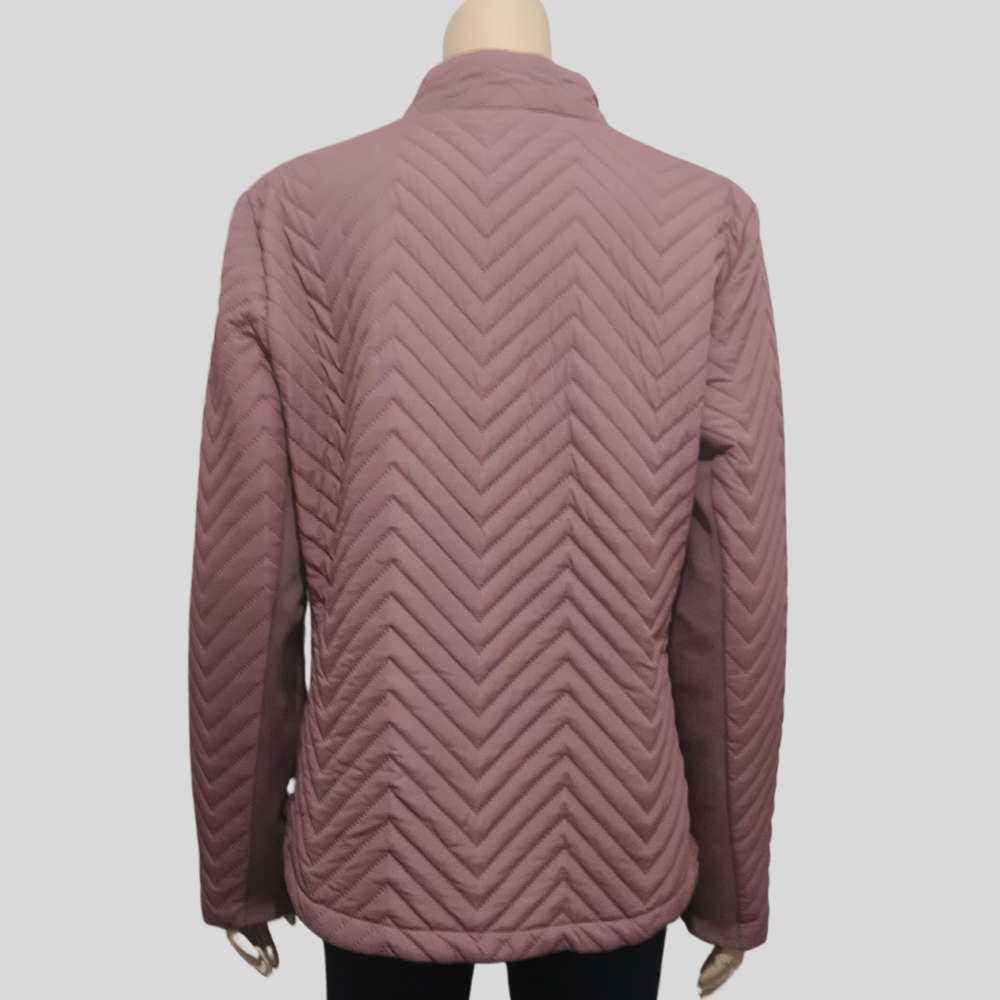 Dusty Pink Quilted Jacket size 14