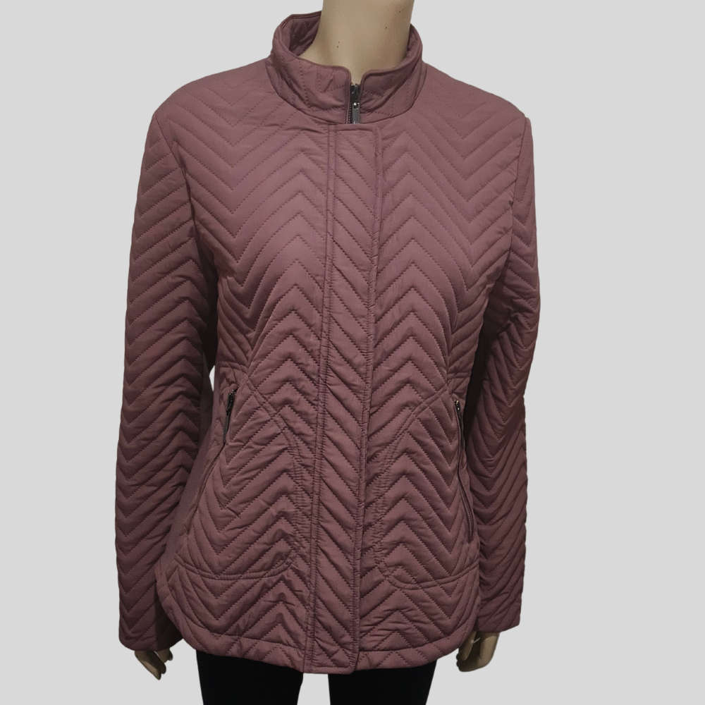 Dusty Pink Quilted Jacket size 14