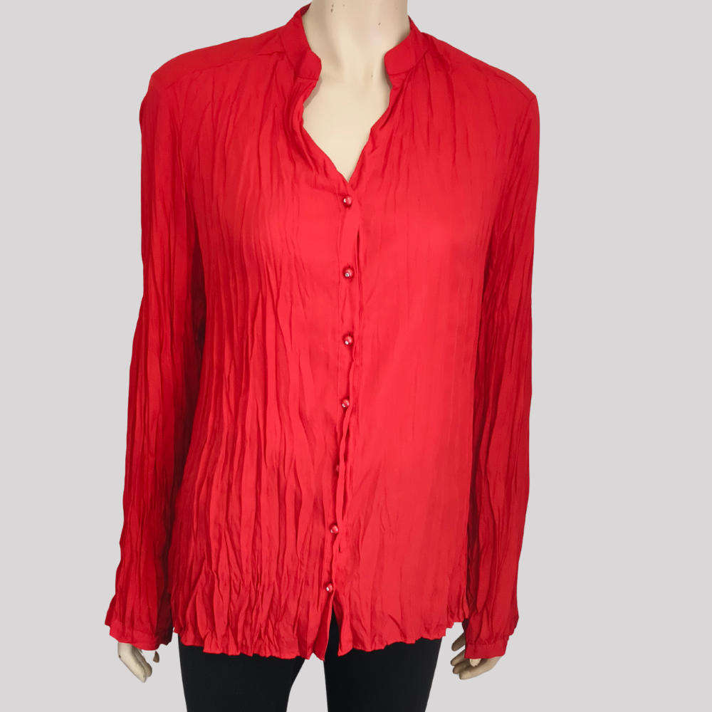 Red Blouse size 18 Woolworths