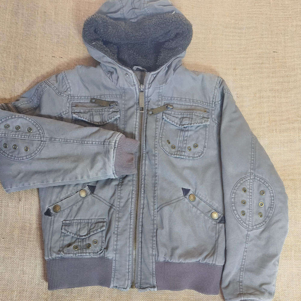 Brown Bomber Jacket size 10