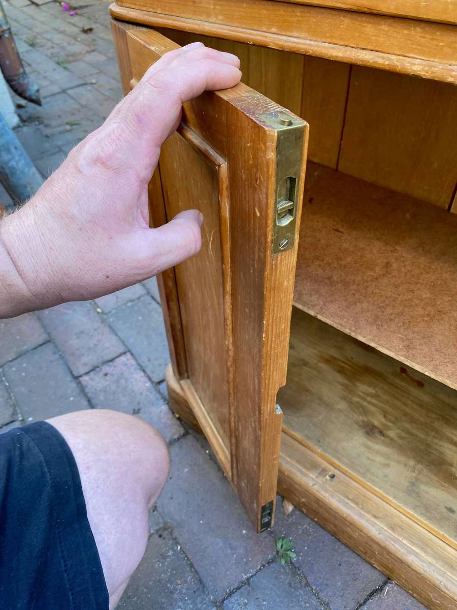 19th Century English Pine Cupboard