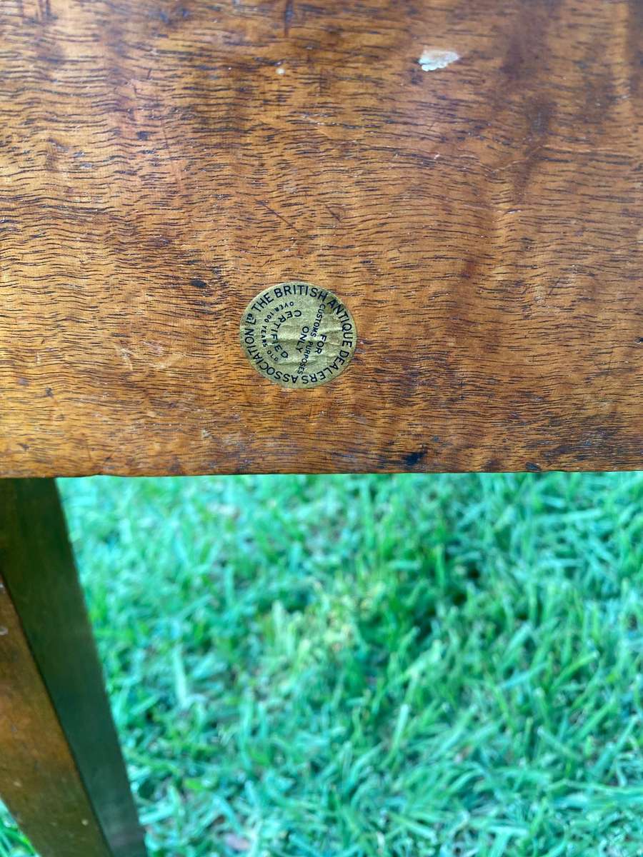 Georgian Mahogany Baby Bath Or Bidet Stand