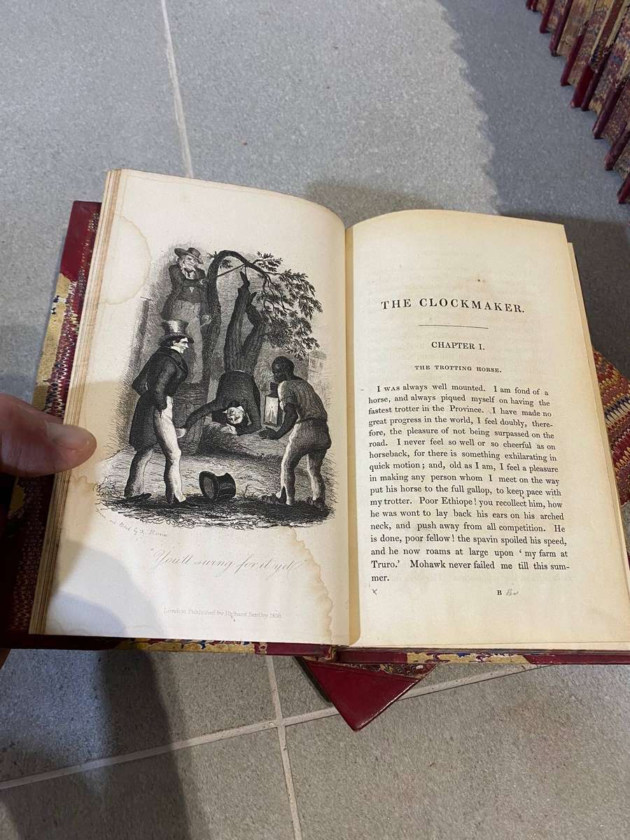 Thomas Chandler Haliburton first editions - Haliburtons works set of 20