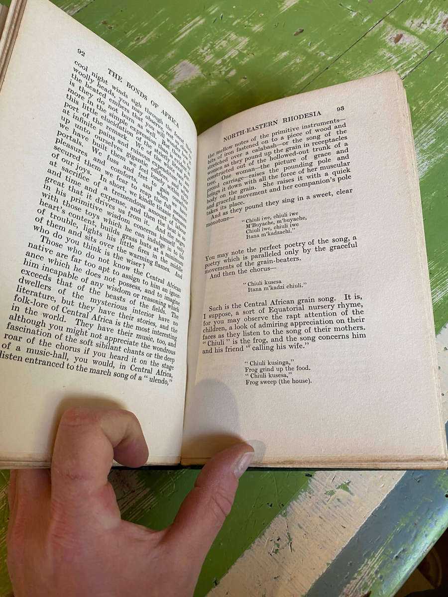 Bonds Of Africa By Letcher, Owen - J. Long, London, 1913 First Edition