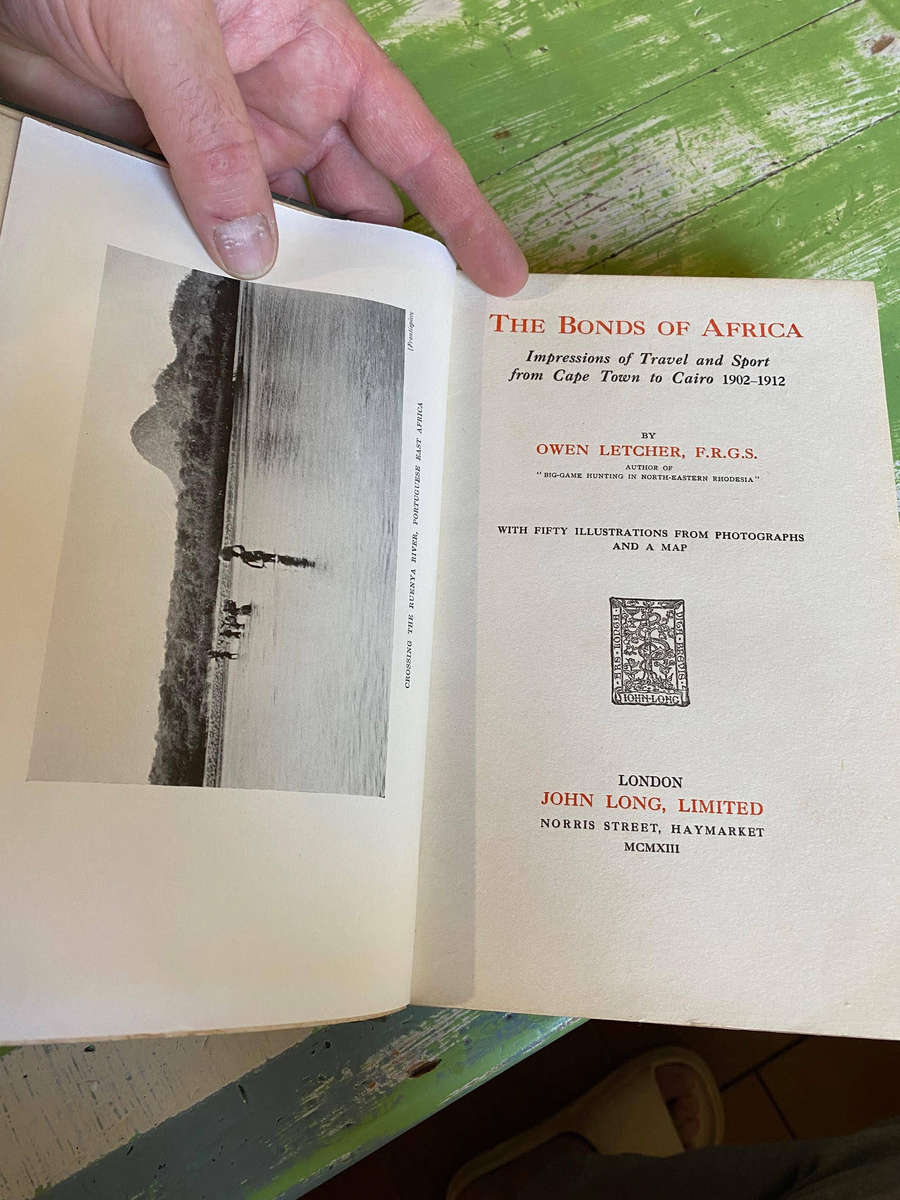 Bonds Of Africa By Letcher, Owen - J. Long, London, 1913 First Edition