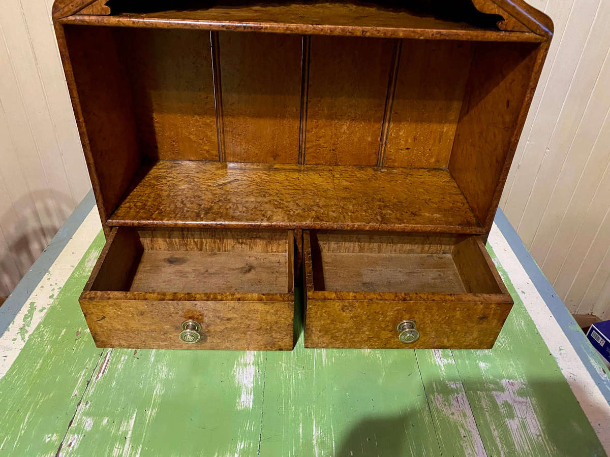 Birdseye Maple Hanging Cabinet 1800's - Superb Patina