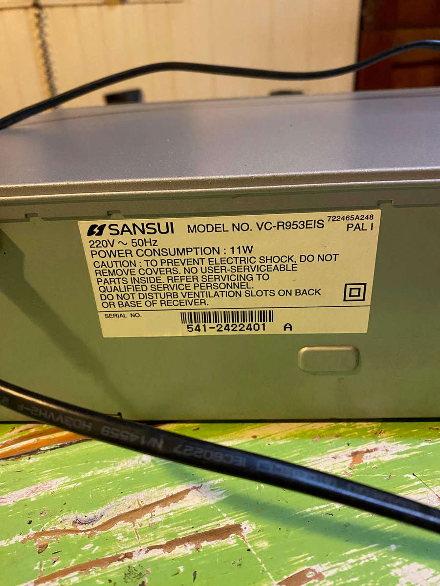 Sansui VCR Player (VC-R953EIS)