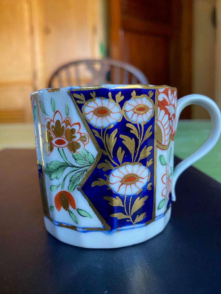 Royal Crown Derby Imari Coffee Cup 1810-1830 Antique Rare