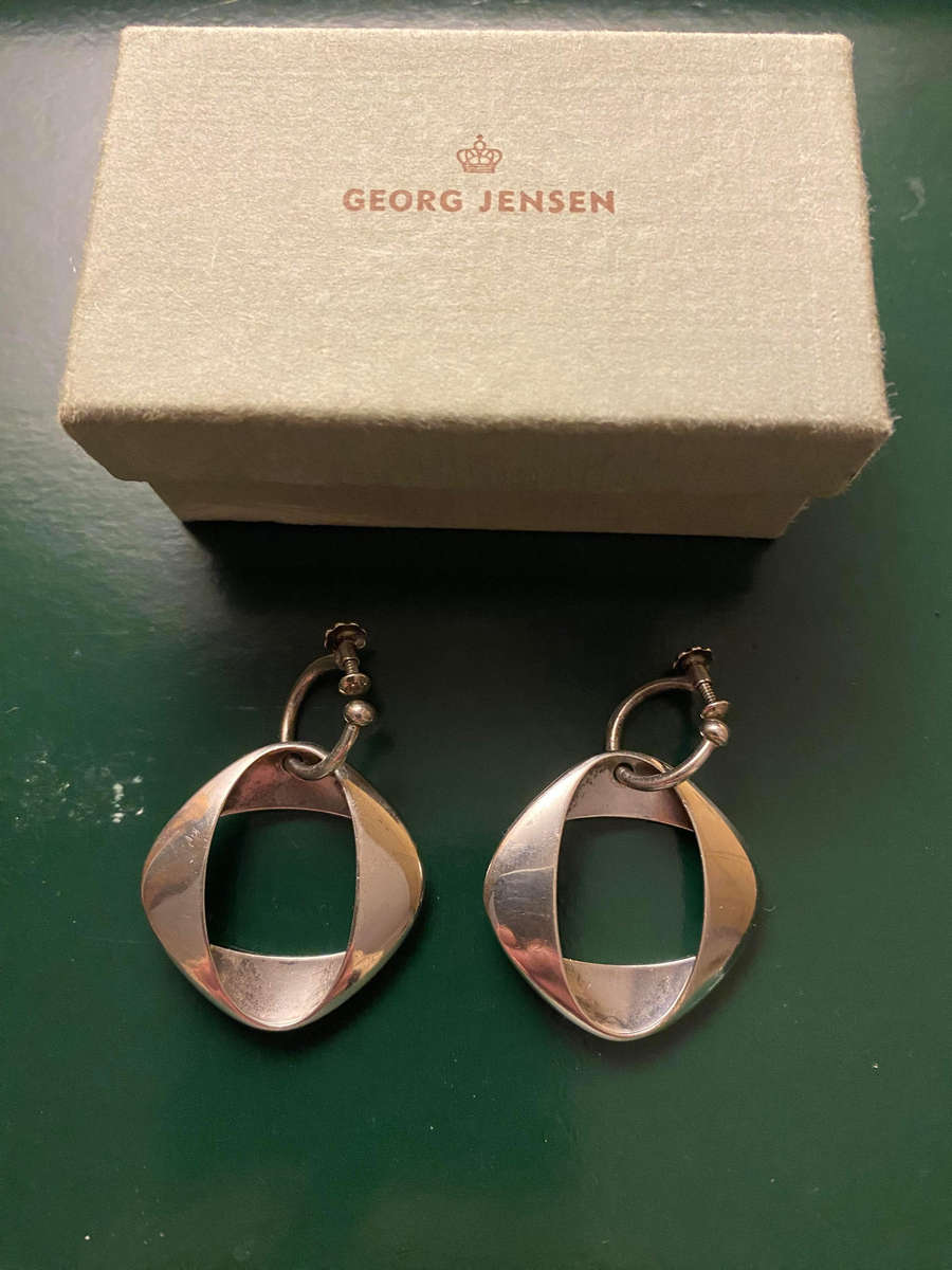 Georg Jensen Sterling Silver Henning Koppel Earrings No 190.