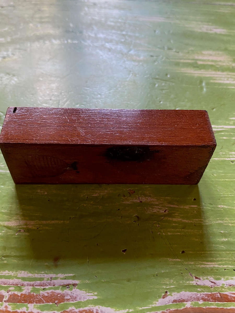 Antique Bone & Ebony 28 Piece Dominoes Set In Original Wooden Box
