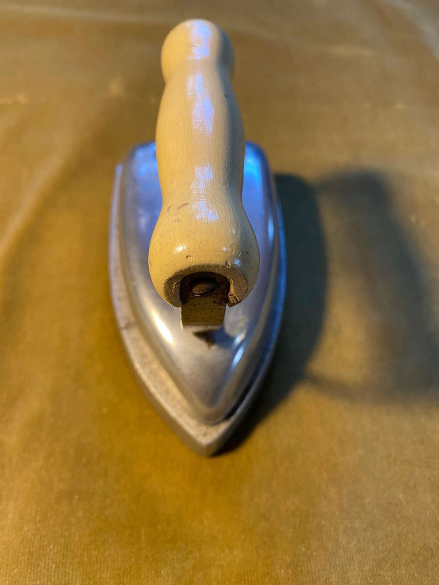 Vintage British made electrical sad iron