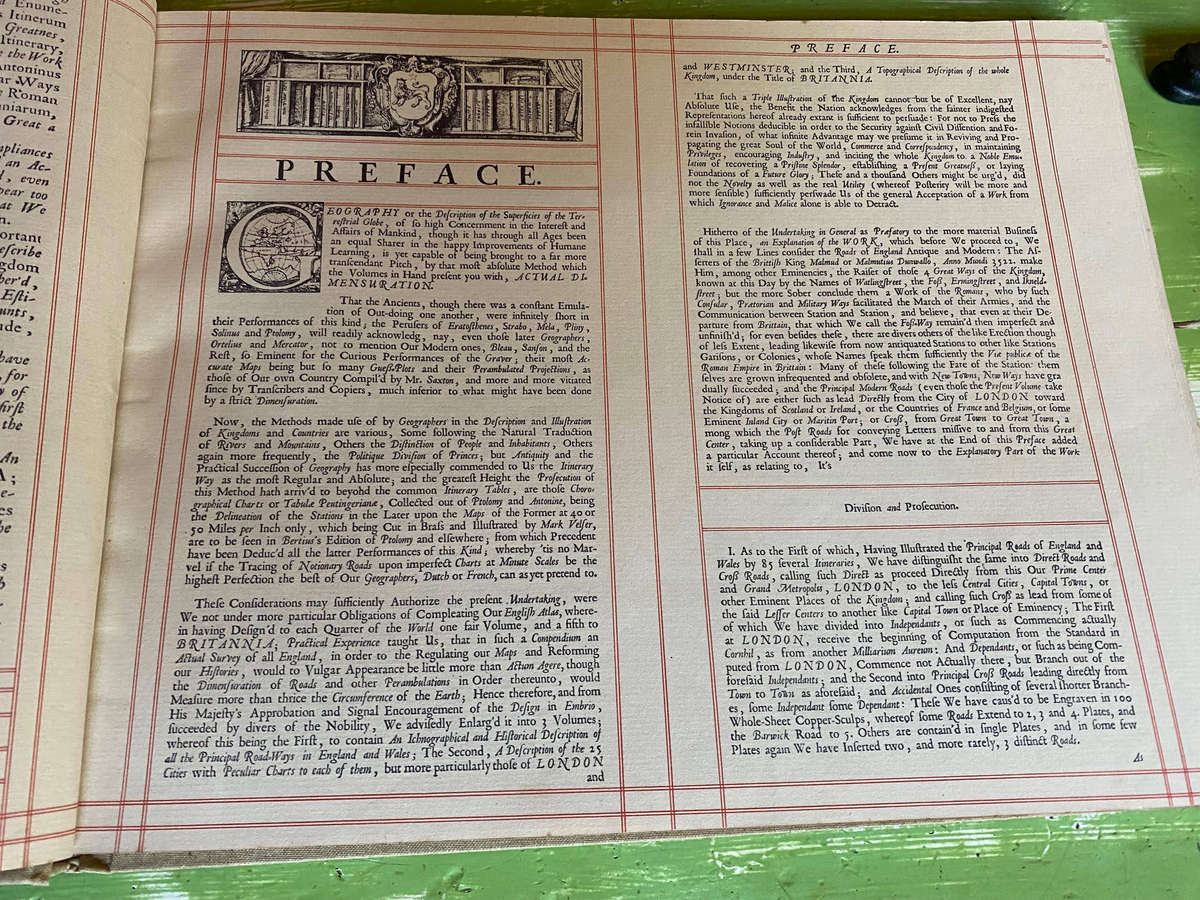Britannia Volume the First or an Illustration of the Kingdom of England and Dominion of Wales 1939