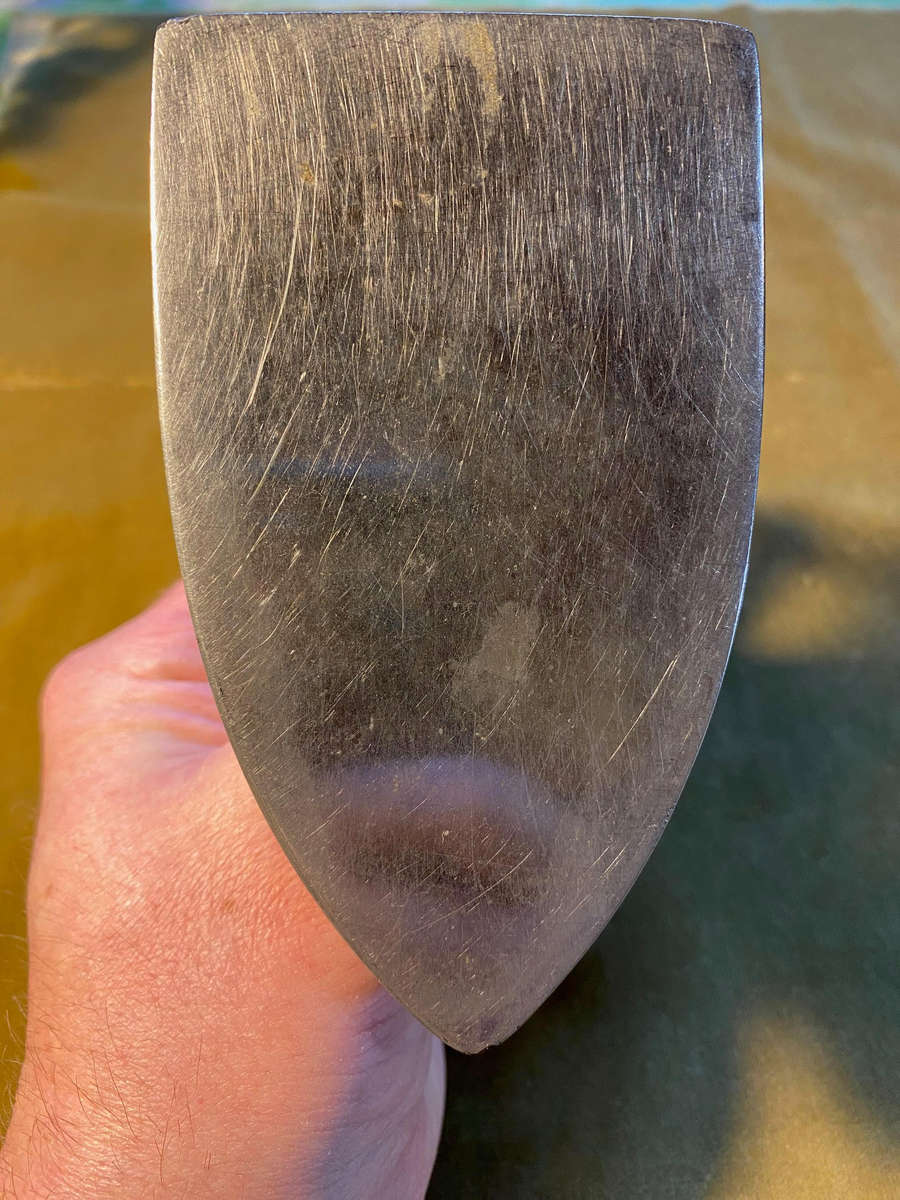 Vintage British made electrical sad iron