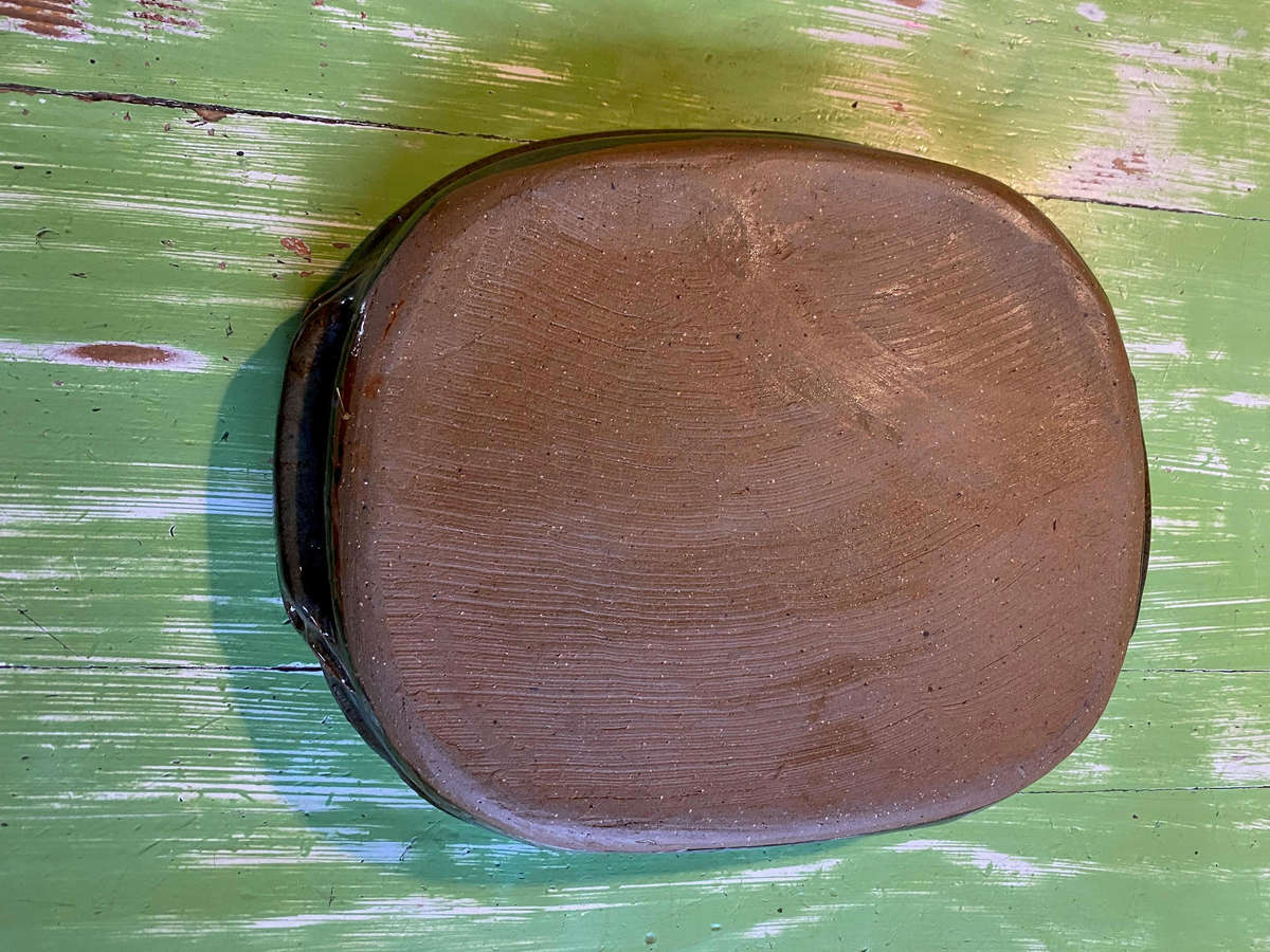 Large Studio pottery stoneware Casserole Dish