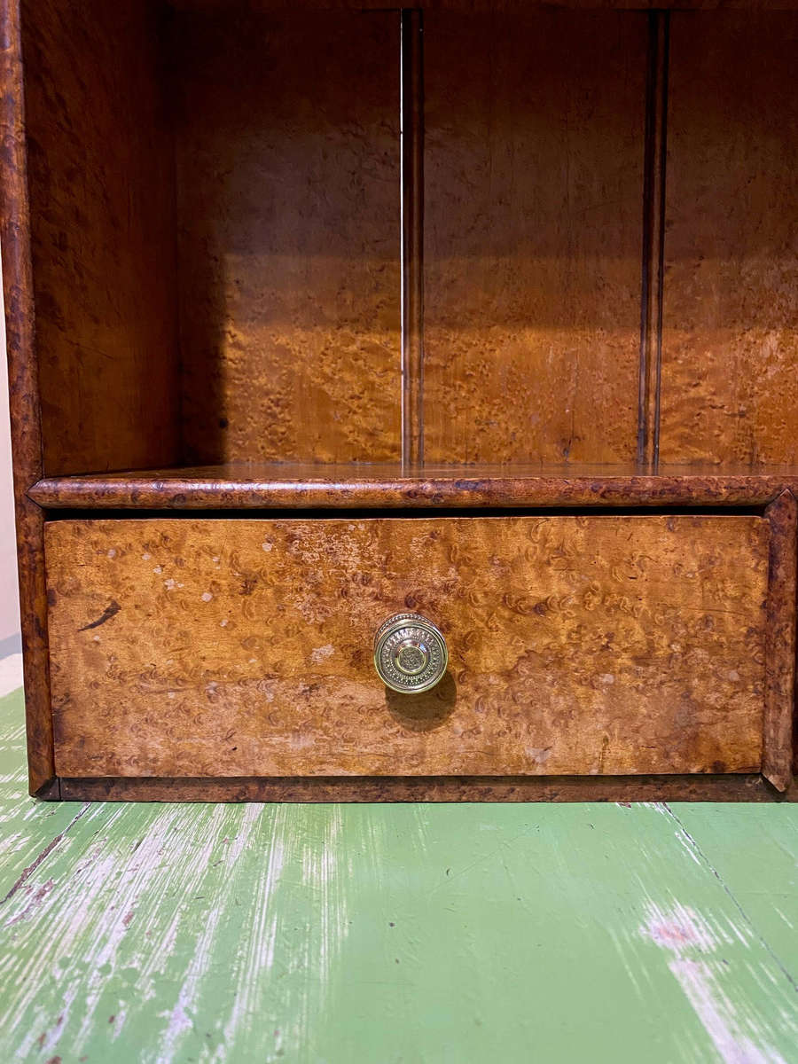 Birdseye Maple Hanging Cabinet 1800's - Superb Patina