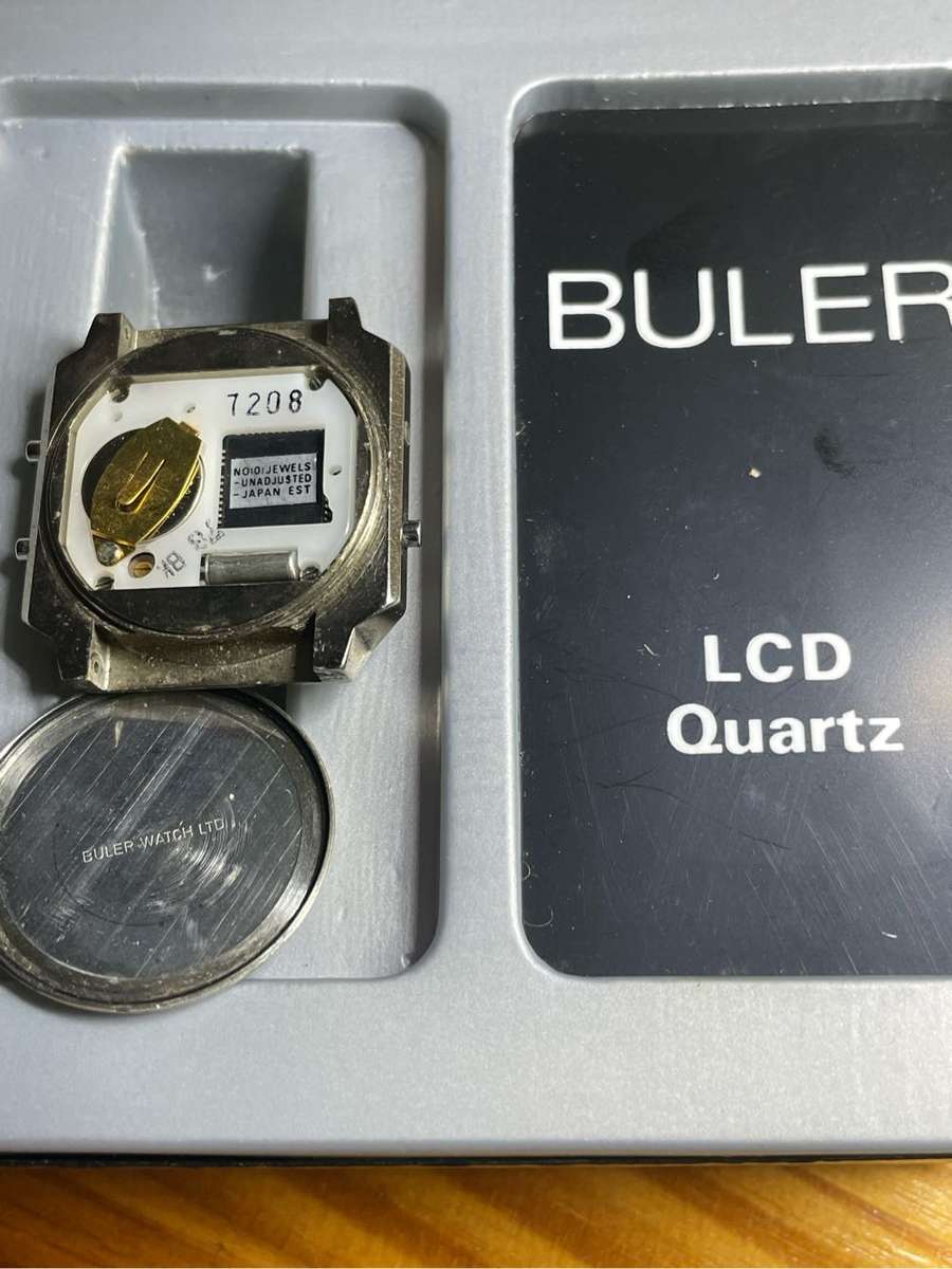 Buler LCD quartz watch (not working)