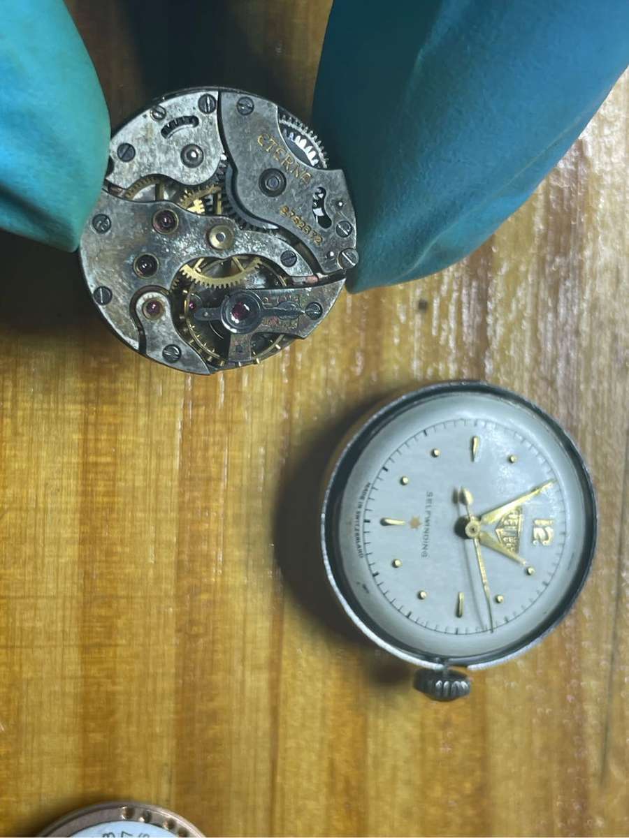 Omega, Heuer and eterna ladies watch movement spare