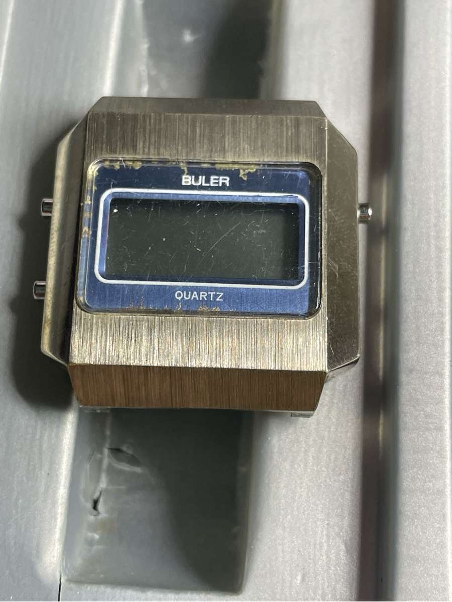 Buler LCD quartz watch (not working)