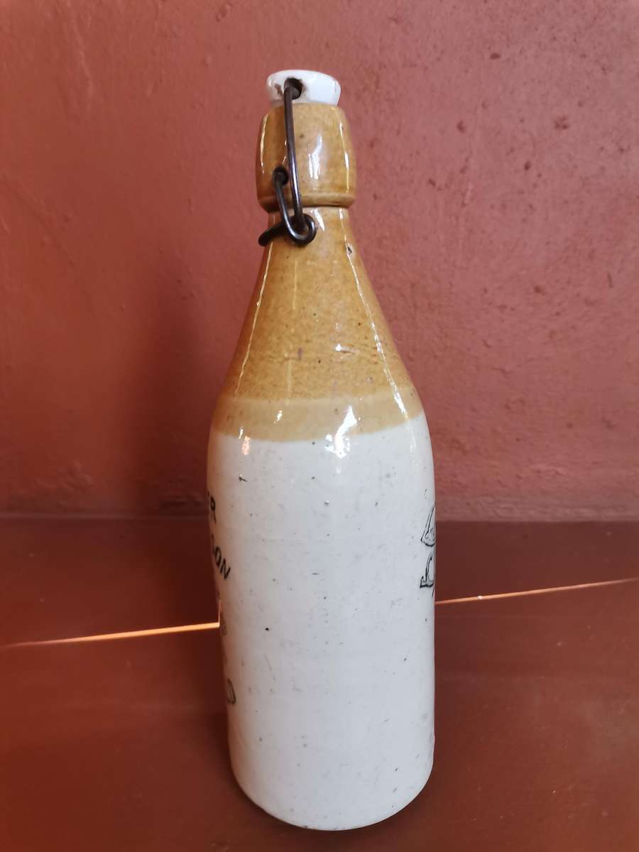 P. SULLIVAN  & SON BEACONSFIELD antique ginger beer bottle