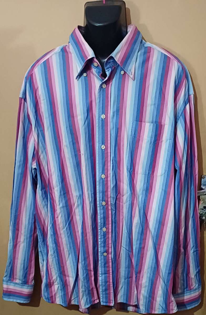Mens - Multicolored Shirt - Make - Gants - Size - 3XL
