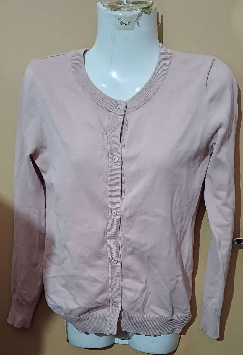 Ladies - Beige Cardigan - Make - Real Clothing - Size - S