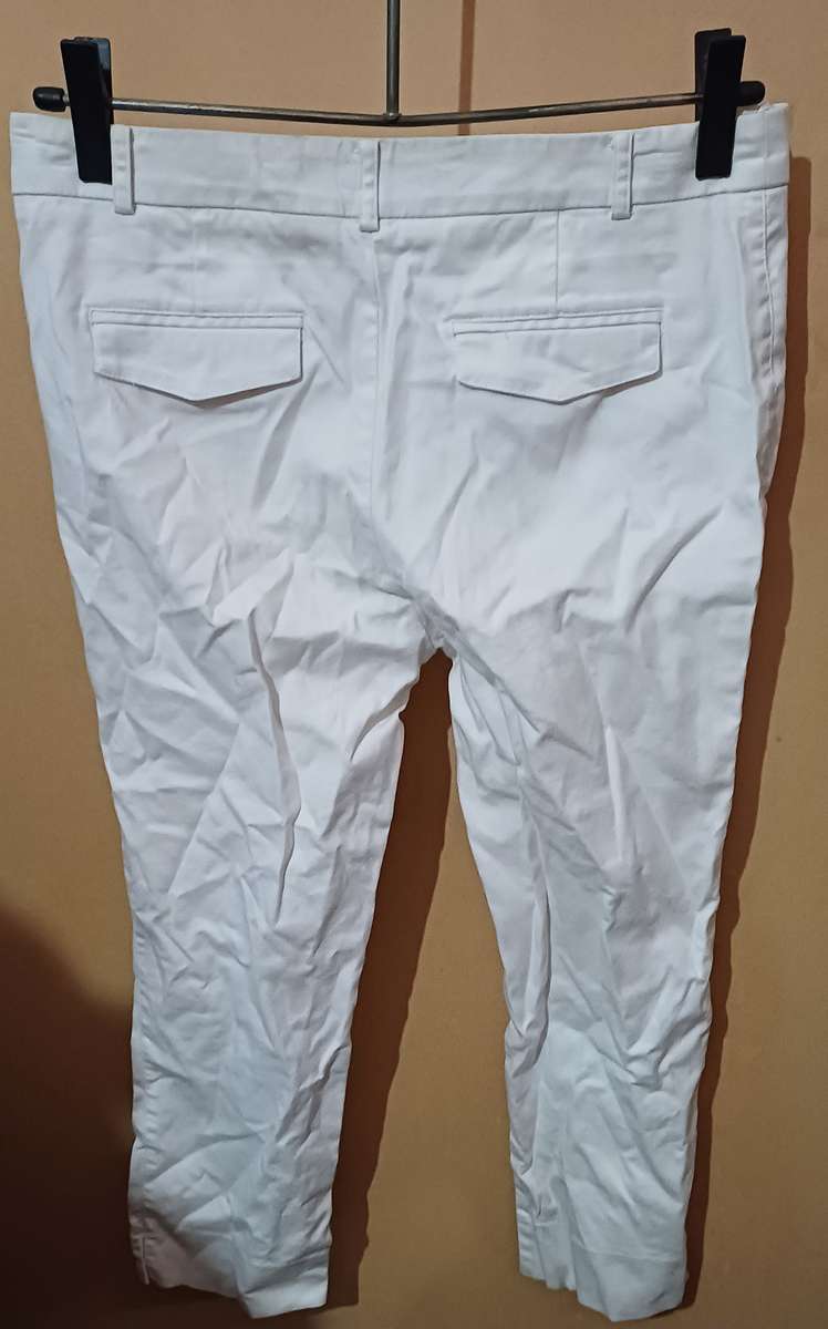 Ladies - White Pants - Make - Forever New - Size - Aus 8, USA 36