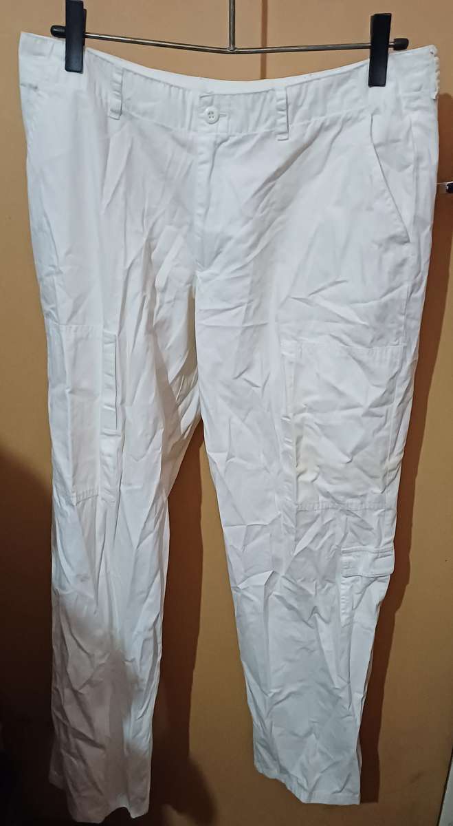 Mens - White Pants - Make - Stature - Size - 36