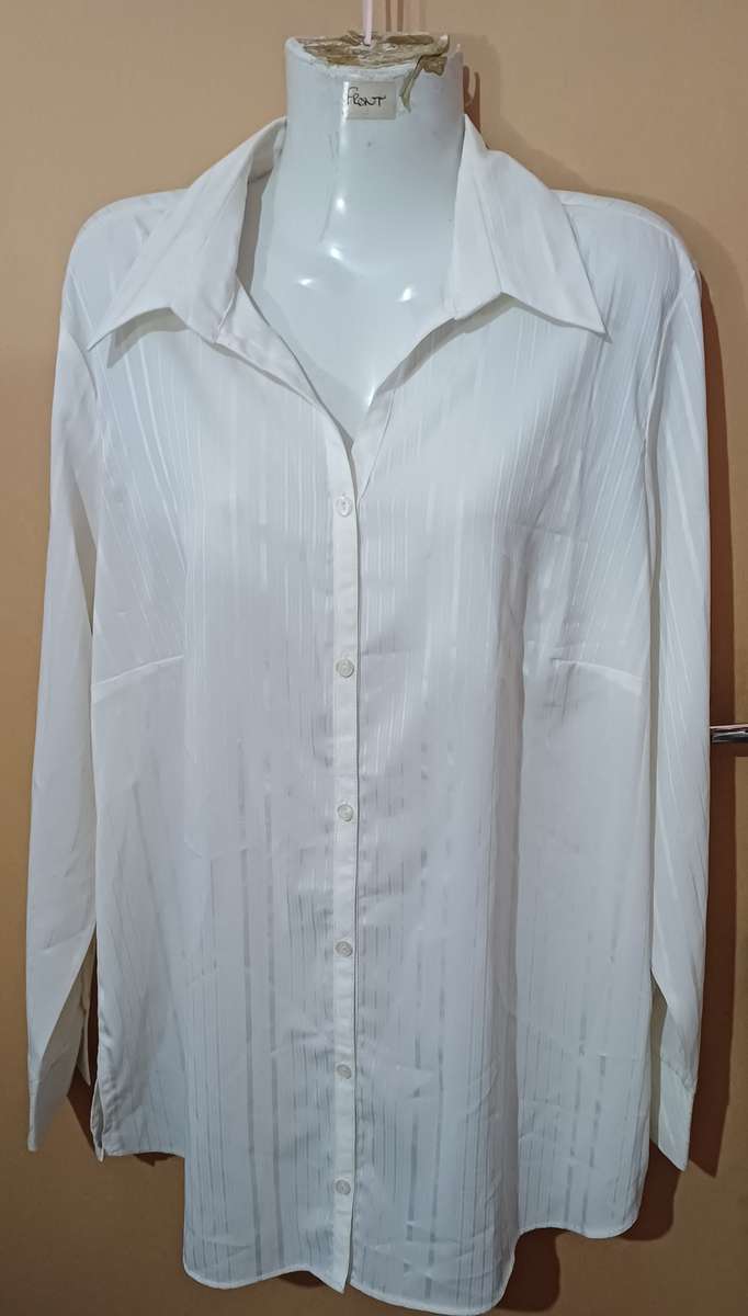 Ladies - White Blouse - Make - Rene Taylor - Size - 40