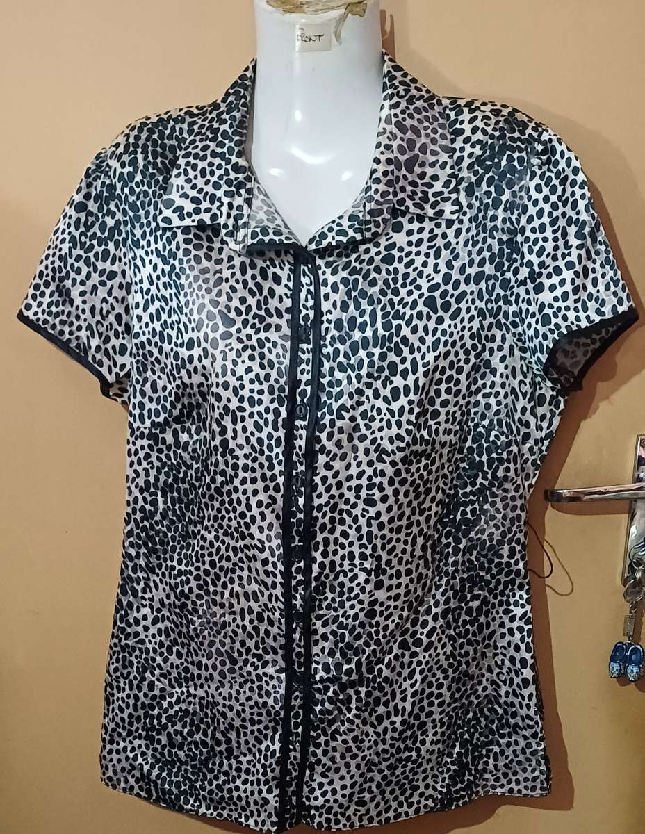 Ladies - Multicolored Blouse - Make - Miladys - Size - 36